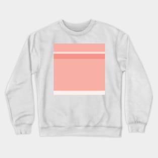A first-rate stew of Isabelline, Light Pink, Pale Salmon and Peachy Pink stripes. Crewneck Sweatshirt